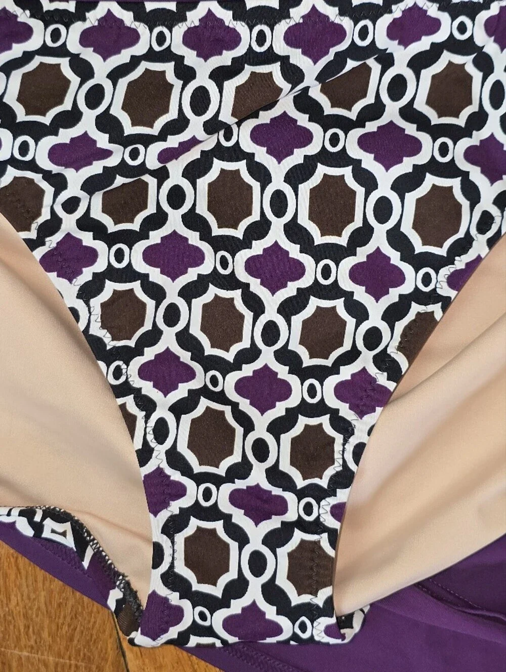 Land's End Purple Two Piece Tankini Set 16